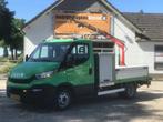 Iveco Daily 40C17 3.0HPi Fassi M10A 12 kraan open laadbak Pr, Euro 5, Entreprise, Noir, 2 portes