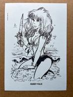 Natacha - Ex-libris Hobby Folie - Robinsonne - Walthéry, Envoi