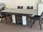 mooie tafel met 6 stoelen perfect staat niet wil gebruikt, Ophalen, Zo goed als nieuw