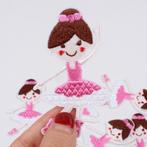 Ballerina strijkplaatje patch kinderen - 43 x 73 mm, Ophalen of Verzenden, Nieuw