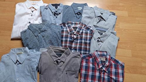 10 herenhemden €2,5/stuk, Kleding | Heren, Heren-kledingpakketten, Gedragen, Ophalen of Verzenden