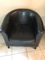 verweerd zeteltje in lederlook voor 15 euro, Huis en Inrichting, Fauteuils, Ophalen, Gebruikt