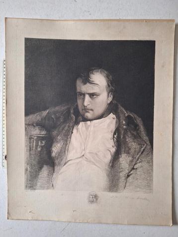 Grote ets van Napoleon Bonaparte door W. Leo Arndt beschikbaar voor biedingen