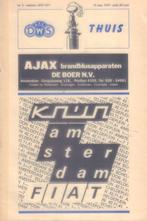 PROGRAMMA 12.08.1970 DWS AMSTERDAM v CLUB BRUGGE, Verzamelen, Ophalen of Verzenden, Gebruikt