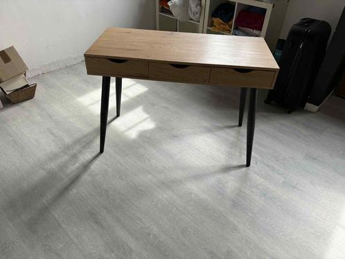 Console scandinave en bois avec 3 tiroirs, Huis en Inrichting, Kasten | Overige, Gebruikt, Ophalen