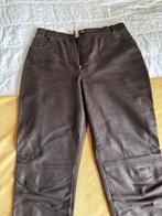 Motobroek bruine damesmodel maat M, Ophalen, Tweedehands, Dames, Broek | leer