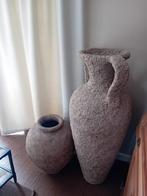 Vaas / kruik in steenmotief, Huis en Inrichting, Woonaccessoires | Vazen, Ophalen, Zo goed als nieuw