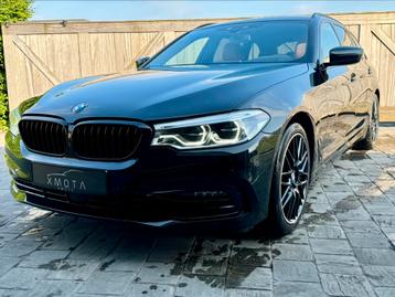 BMW 520i 2018 PANO - LEDER - HUD - AUTOMAAT - LED - … disponible aux enchères