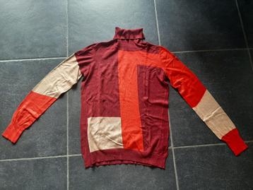 Esprit bordeau-rood-beige souspull of rolkraagtrui beschikbaar voor biedingen