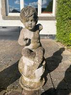 Statue en pierre, Tuin en Terras, Tuinbeelden, Steen, Engelenbeeld, Gebruikt