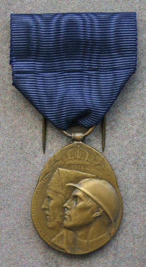 Medaille Vrijwillige strijder 14/18 uniface, Verzamelen, Militaria | Algemeen, Overige soorten, Lintje, Medaille of Wings, Ophalen of Verzenden