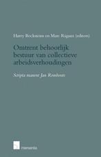 Behoorlijk bestuur van collectieve arbeidsverhoudingen, Boeken, Studieboeken en Cursussen, Ophalen of Verzenden, Gelezen