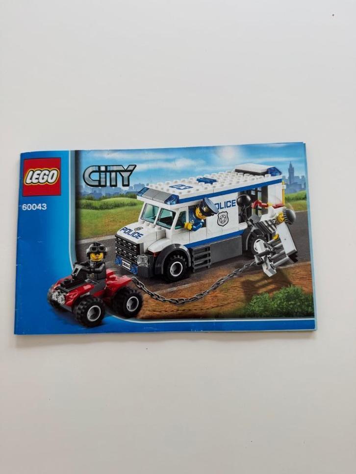LEGO City 60043 - Prisoner Transporter, Kinderen en Baby's, Speelgoed | Duplo en Lego, Gebruikt, Lego, Complete set, Ophalen