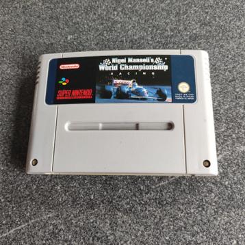 Nigel Mansell's World Championship Racing - SNES Game beschikbaar voor biedingen