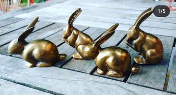 Lièvre de laiton, lapin, lièvre de cuivre, Enlèvement ou Envoi