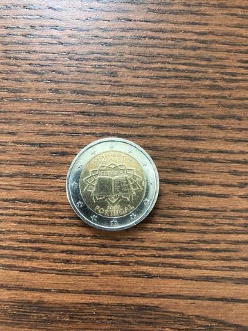 2 euromunt Portugal: Verdrag van Rome (2007) beschikbaar voor biedingen
