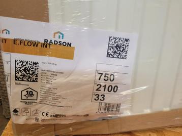 Radiateur 750x2100 NEUF DROIT RADSON E.FLOW INT, Enlèvement, Neuf