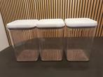 Voorraadpotten (3 stuks), Maison & Meubles, Cuisine| Tupperware, Enlèvement ou Envoi, Utilisé