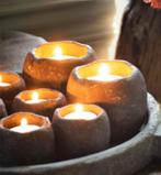 THEELICHT HOUDERTJES CUP VINTAGE ~Brynxz~, Overige materialen, Nieuw, Ophalen of Verzenden, Grijs