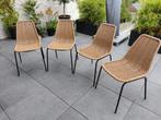 Terrasstoelen 4 stuks, Ophalen, Zo goed als nieuw, Rotan