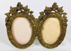 Antiek brons dubbel fotokader Louis XVI stijl, Antiek en Kunst, Antiek | Woonaccessoires, Ophalen of Verzenden