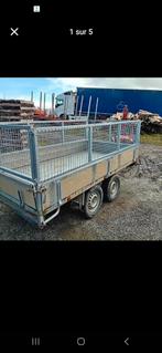 Remorque basculante galvanisé, Enlèvement, Utilisé