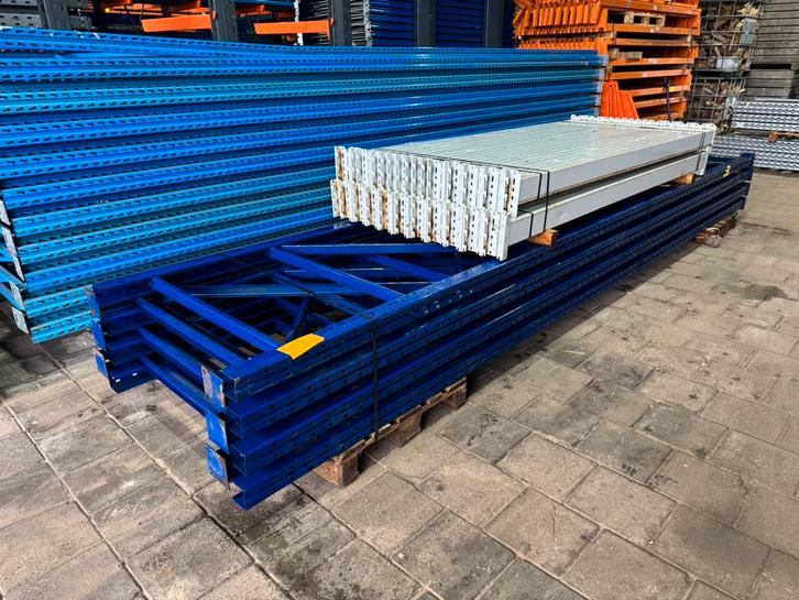 17mtr. Redirack palletstelling magazijnstelling nette staat!, Bricolage & Construction, Bois & Planches, Palette, Enlèvement