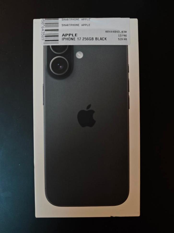 Apple iPhone 17 5G 256 GB, Telecommunicatie, Mobiele telefoons | Apple iPhone, 256 GB, Overige modellen, Zwart, Ophalen