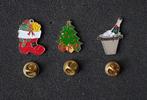 3 pinnen voor de eindejaarsfeesten, Ophalen of Verzenden, Nieuw