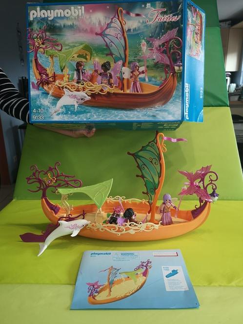 Playmobil - Fairies - 9133 Bateau enchanté, Kinderen en Baby's, Speelgoed | Playmobil, Zo goed als nieuw, Complete set, Ophalen of Verzenden