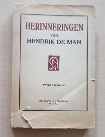 Herinneringen van Hendrik De Man De Sikkel 1941 disponible aux enchères