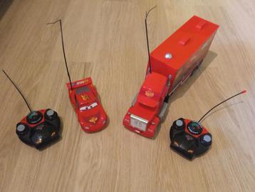 Lightning McQueen en de truck (beide met afstandbediening) beschikbaar voor biedingen