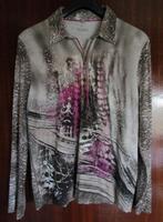 Polo damesblouse RABE - maat 46 - OPRUIM, Kleding | Dames, Blouses en Tunieken, Rabe, Overige kleuren, Maat 46/48 (XL) of groter