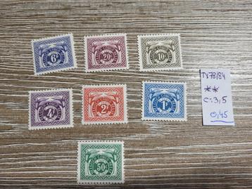 Belgisch congo tax 78/84 beschikbaar voor biedingen