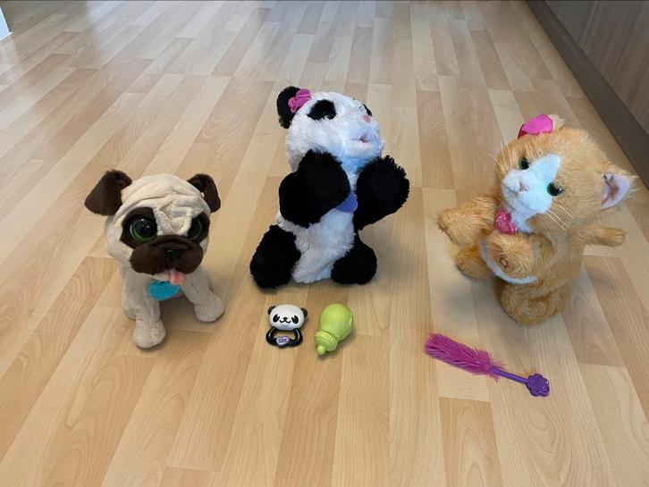 Fur real Friends, Kinderen en Baby's, Speelgoed | Knuffels en Pluche, Zo goed als nieuw, Poes, Ophalen of Verzenden