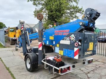 Paus ptk 25 Krananhänger crane hijskraan aanhanger beschikbaar voor biedingen