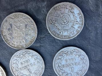 Zilveren muntstukken  beschikbaar voor biedingen