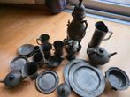 Tinnen serviesgoed collectie 8 kg, Antiek en Kunst, Antiek | Tin, Ophalen of Verzenden