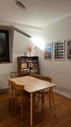 4 chaises de bistrot annees 50/60 vintage, Maison & Meubles, Comme neuf, Brun, Enlèvement, Industriel