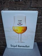 Reclamebord Karmeliet, Verzamelen, Biermerken, Ophalen of Verzenden, Nieuw, Reclamebord, Plaat of Schild, Overige merken