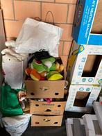 Rommelmarkt dozen met pluchen beren, Ophalen, Gebruikt