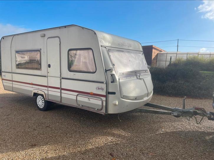 Caravan 6 persoons met stapelbed voor herstelling,onderdelen, Caravans en Kamperen, Caravans, Bedrijf, Home-car, Ophalen