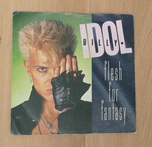 7"  Billy Idol ‎– Flesh For Fantasy, Cd's en Dvd's, Vinyl Singles, Gebruikt, Single, Rock en Metal, 7 inch, Ophalen of Verzenden
