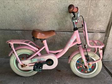 Roze hollandse fiets 12,5 inch beschikbaar voor biedingen