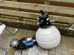 Zwembad waterpomp, zandfilter met mengkraan en ladder, Tuin en Terras, Zwembad-toebehoren, Ophalen, Gebruikt, Zwembadpomp
