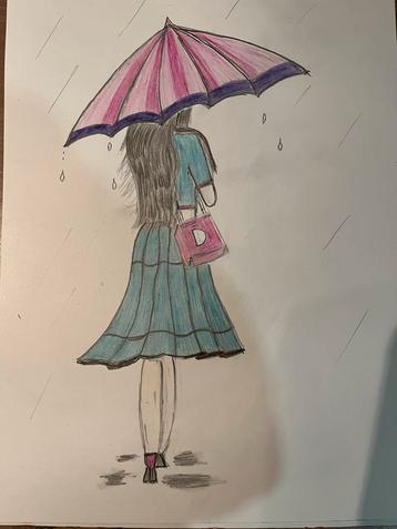 Kleur tekening ….heel mooi beschikbaar voor biedingen