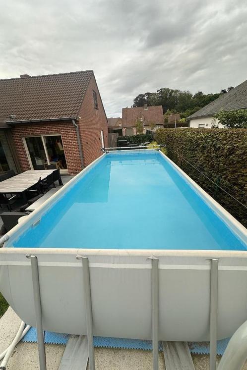 Bestway Power Steel 640 x 274 (incl. zandfilterpomp), Tuin en Terras, Zwembaden, Zo goed als nieuw, Opzetzwembad, 120 cm of meer