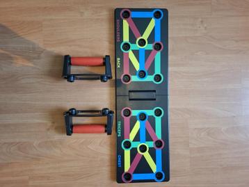 Fitness plateau met houders – spiertrainingsbord beschikbaar voor biedingen