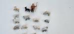 set met veel schapen + herder en hond - H0 1:87, Ophalen of Verzenden, Gebruikt