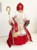 Authentieke etalage Sinterklaas pop - 45 cm, rood, Verzenden